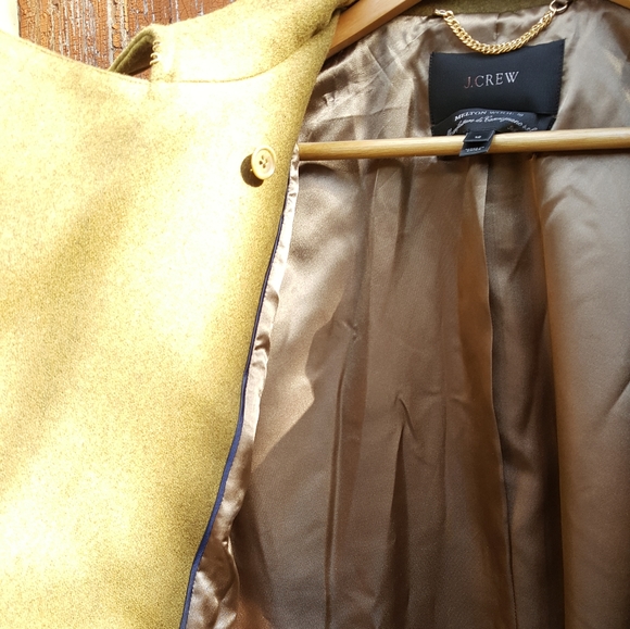 J. Crew Melton Wool side zip trench - Picture 4 of 8